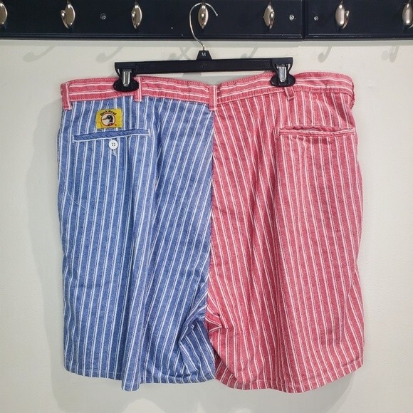 Duck head vintage striped shorts red, white & blue size 42 - Picture 4 of 6